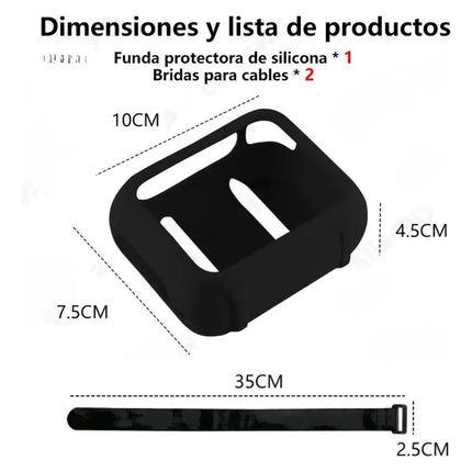 Funda Silicona Para Bocina Jbl Go4 Correa Sujeción Bicicleta