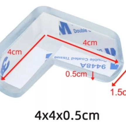 Esquinero De Goma Silicona Protector Esquinas Bebes Niños L