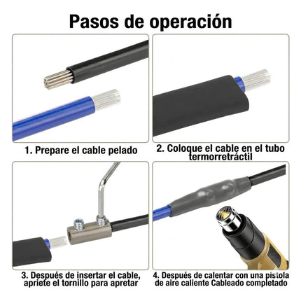 Kit 10 Bloques Terminales Tuercas Conectores Rapidos Cables