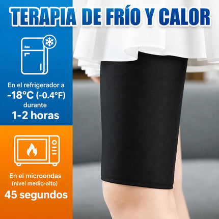 Manga Compresion Gel Terapia Frio Calor Codo Rodilla Lesion