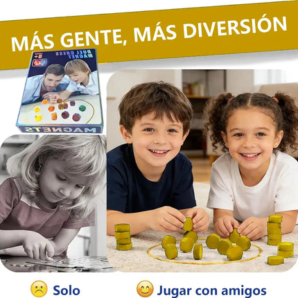 Juego De Mesa Magnético Con Imanes 20 Piezas De Estrategia