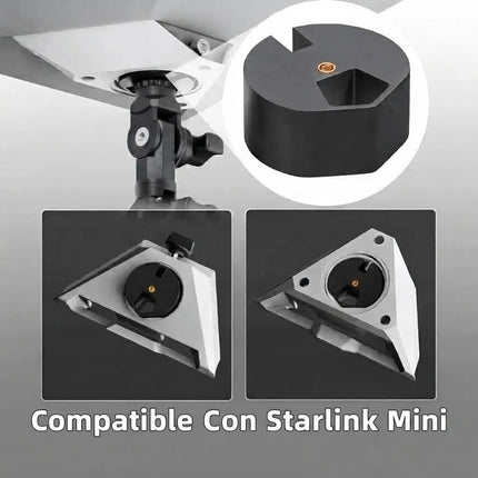 Soporte Abrazadera Starlink Mini Ajustable Rv Barco Portatil