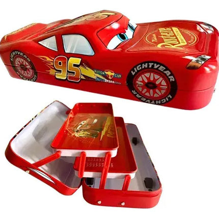 Estuche Escolar Cars Rayo Mcqueen Disney Lapicera Infantil