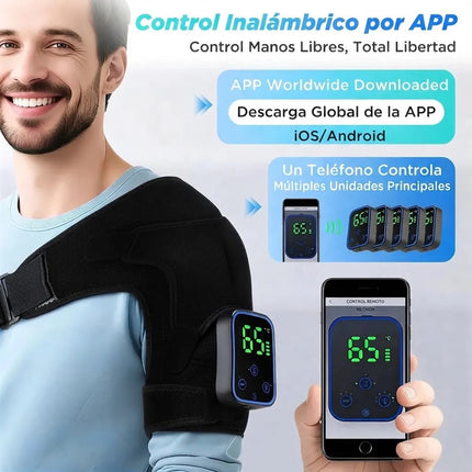 Hombrera Termica Electrica Soporte Masaje Pantalla Tactil