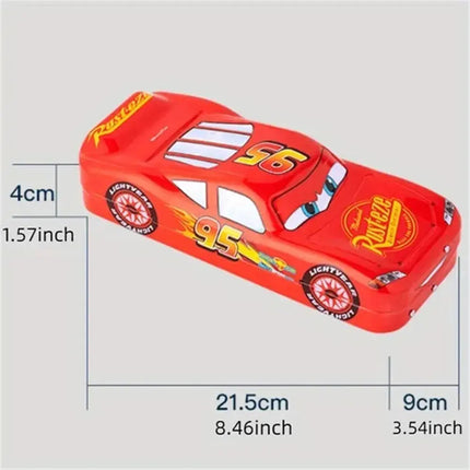 Estuche Escolar Cars Rayo Mcqueen Disney Lapicera Infantil