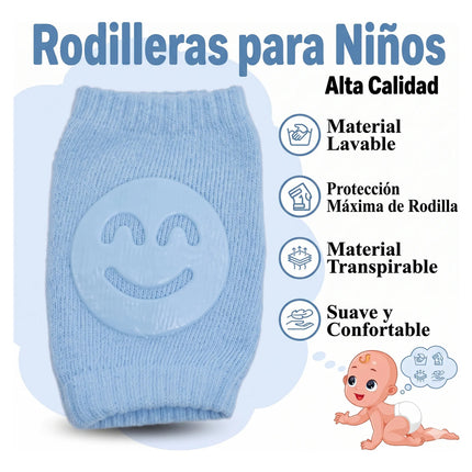 Rodilleras Para Bebé Gateo Antideslizante Protector Algodón