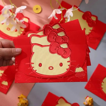 6 Sobres De Regalo Hello Kitty Para Dinero Regalo Cumpleaños