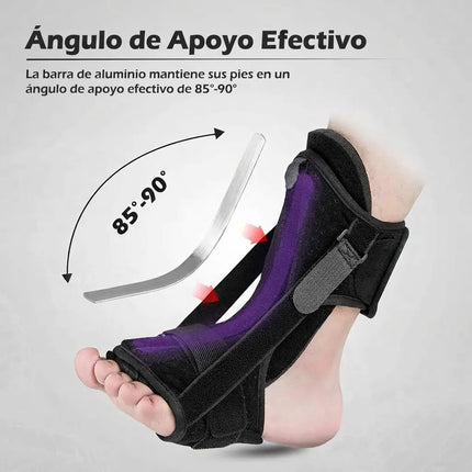 Férula Pie Caido Fascitis Plantar Soporte Rigido Ajustable