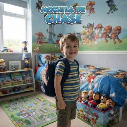 Mochila Escolar Pawpatrol Chase Skye Kinder Preescolar Niños