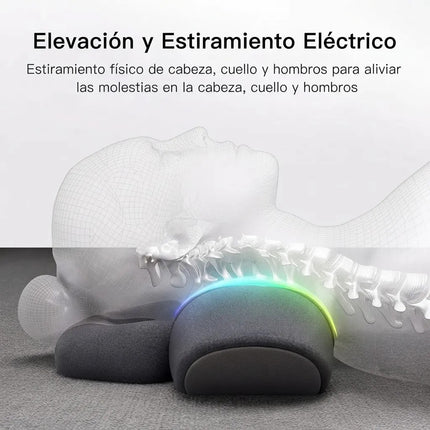 Almohada Masajeadora Electrica Dolor Cuello Cervical 3 Modos