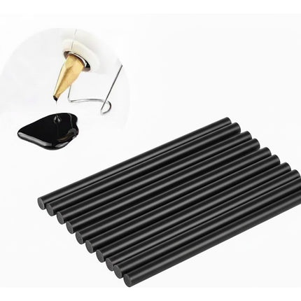 10 Barras Para Pistola De Silicona Pegamento Negro Caliente