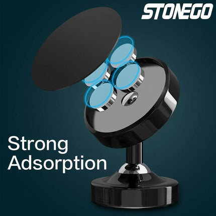 Soporte Magnético Para Celular Rotación 360° Auto Gym Vlogs