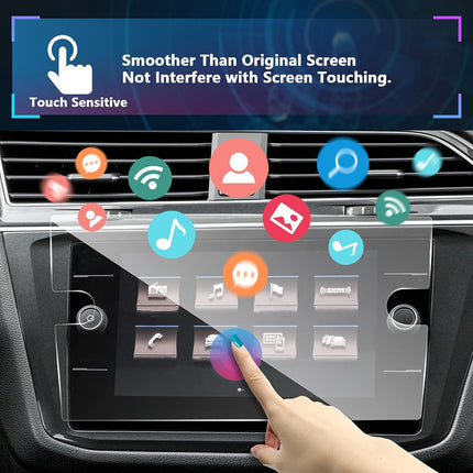 Mica Cristal Templado H9 Estereo Pantalla Tiguan 2018-2024