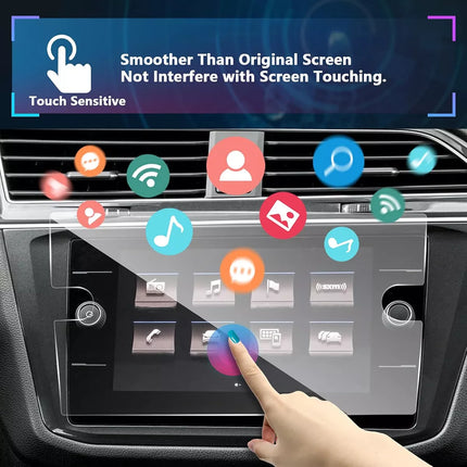 Mica Cristal Templado H9 para Estereo Pantalla de Tiguan 2018-2024