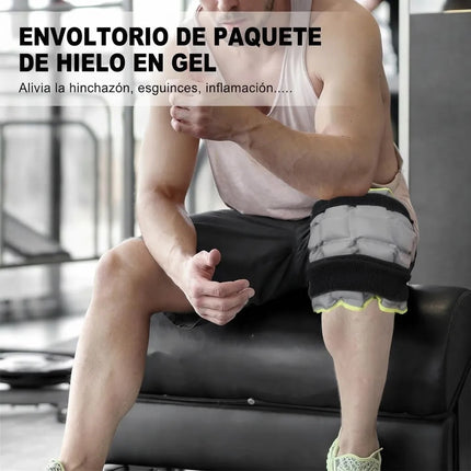 Almohadilla Termica Frio Calor Compresa Con Correas Rodilla