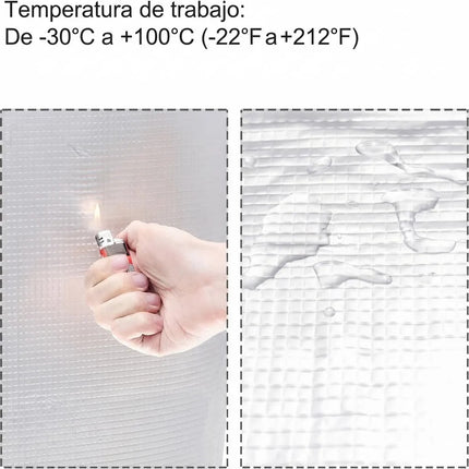 Aislante Termico Acustico Ruido Cofre Auto Rollo Espuma 1m