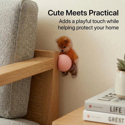 Pegatina 3d Shiba Inu Tope Puerta Decoracion Muebles Celular