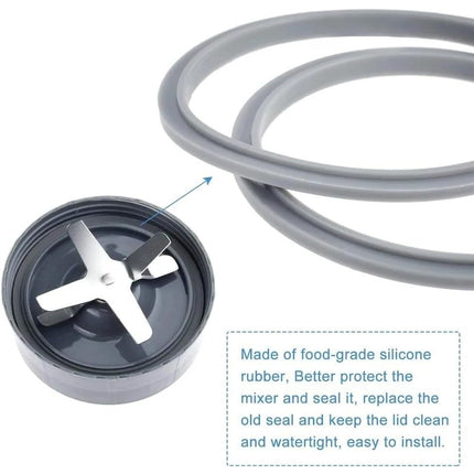 2 Anillos De Repuesto Para Licuadora Nutribullet 600w 900w