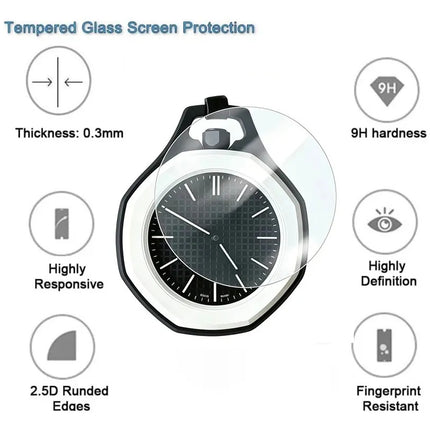 Vidrio Templado Para Reloj Swatch Xomega Royal Pop Protector