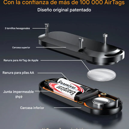 Funda De Batería Extendida 10 Años Para Airtag Portatil Iman
