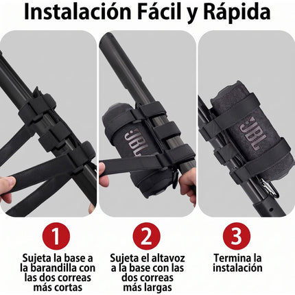 Soporte Correa Ajustable Universal Bicicleta Bocina Botella