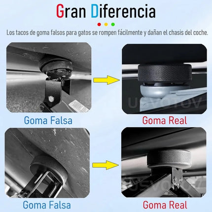 Almohadilla Elevacion Gato Tesla Model 3 Y S X Juniper Goma
