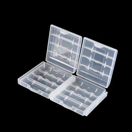 2 Cajas De Baterías Pilas Aa Y Aaa Organizador 10 Espacios