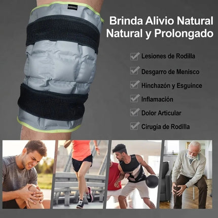 Almohadilla Termica Frio Calor Compresa Con Correas Rodilla