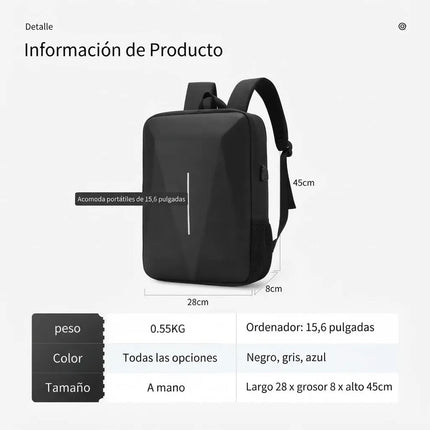 Mochila Protectora Dura Starlink Mini Bolsa Antirrobo Usb