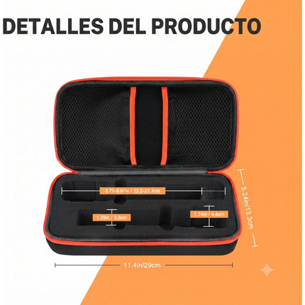 Estuche Eva Rigido Compatible Con Microfono Inalambrico Jbl