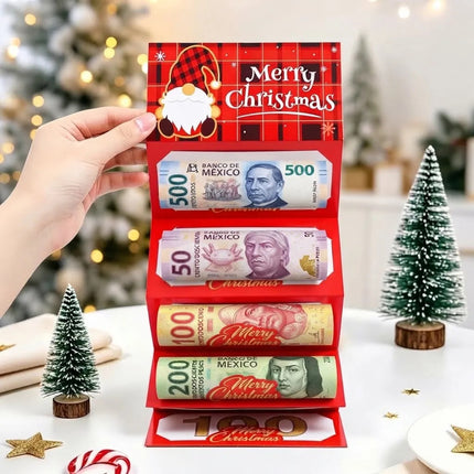 6 Sobres Dinero Navidad Tarjetas Plegables Regalo Efectivo