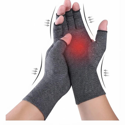 Guantes de compresión sin dedos, 2 pares