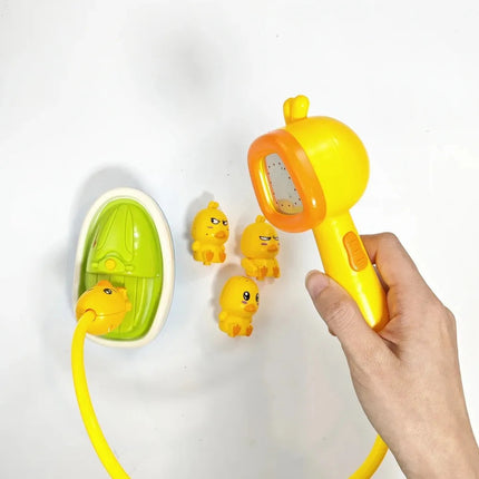 Juguete Baño Bebé Patito Amarillo Ducha Rociador Agua Tina