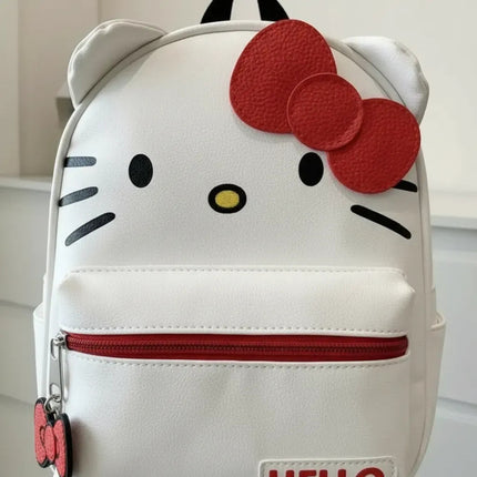 Mochila Hello Kitty Escolar Niña Mujer Regreso A Clases 35cm