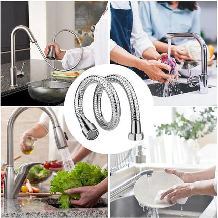 Manguera Extensión Flexible Grifo Fregadero Universal 30 Cm
