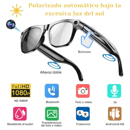 Lentes Inteligentes Xk Onepro Video Camara Audio Gafas Ia
