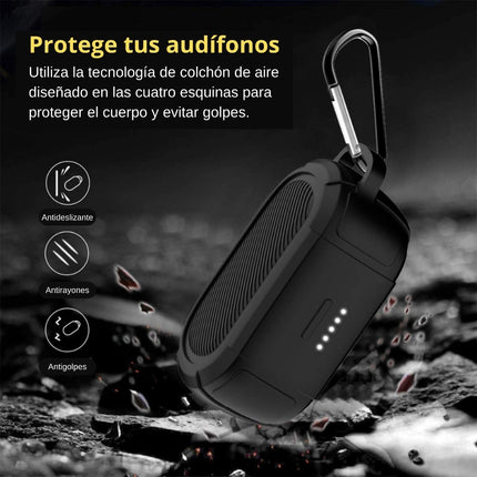 Funda Carcasa De Silicon Para Earbuds Bose Quietcomfort Audifonos