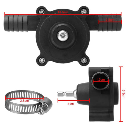 Mini Bomba De Agua Eléctrica Portátil Autocebante Taladro