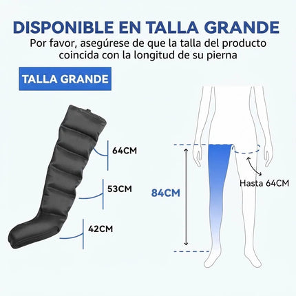 Masajeador Electrico De Pies Piernas Botas Aire Compresion