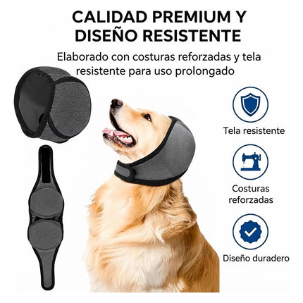 Orejeras Elasticas Perros Proteccion Ruido Capucha Baño
