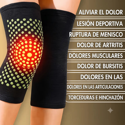 Par Rodilleras Compresion Turmalina Ajenjo Alivio De Dolor