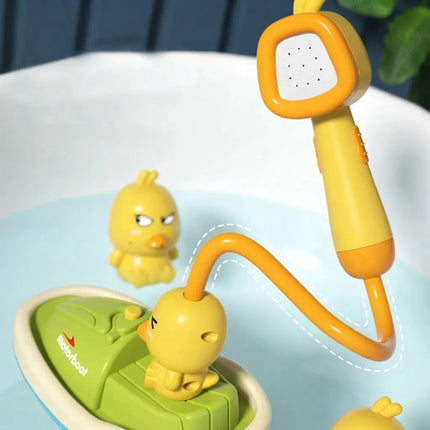 Juguete Baño Bebé Patito Amarillo Ducha Rociador Agua Tina