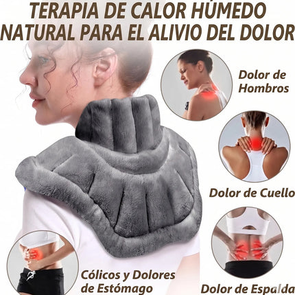 Almohadilla Térmica Para Microondas Dolor Cuello Y Hombros