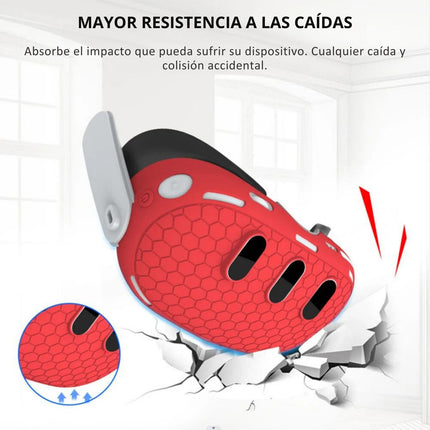 Kit 7 Pzs Funda Grip Silicon Protector Para Meta Quest 3