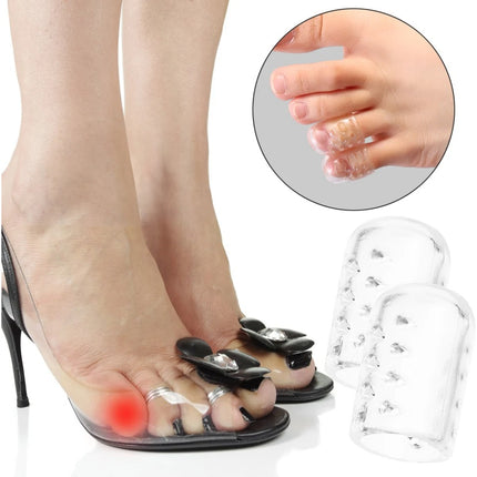5 Pares Protector Ampollas Dedos Pies Silicona Dedal Pie