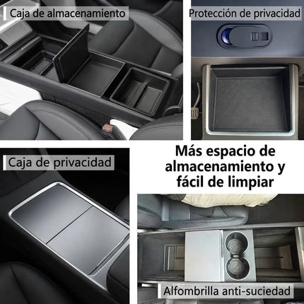 Organizador Consola Central Tesla Model Y Juniper 2025-2026