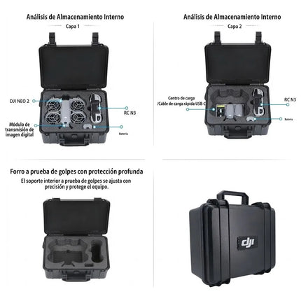 Estuche Rigido Dji Neo 2 Funda Protectora Maletin Dron