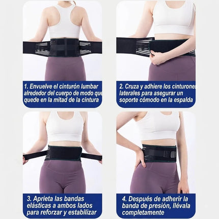 Faja Lumbar Ortopedica Soporte Cinturon Espalda Baja Ciatica