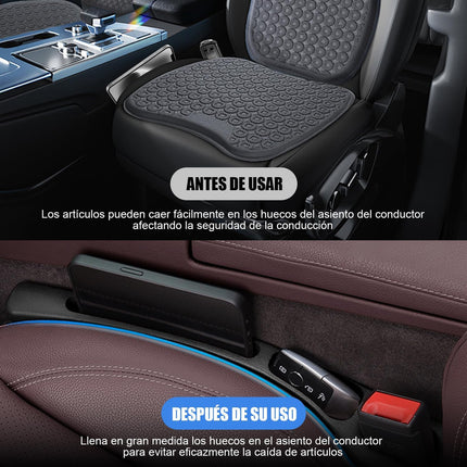 2pz Relleno De Hueco Esponja Organizador Entre Asientos Auto