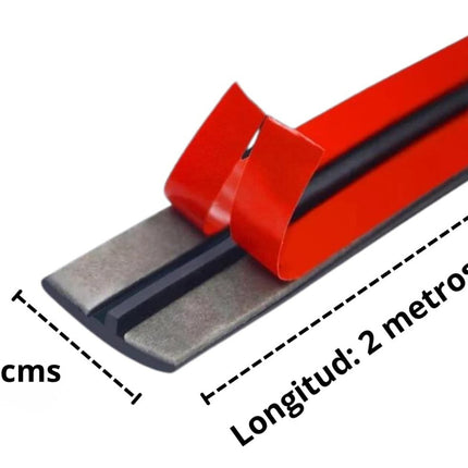 4 Mts Tira Sellado Parabrisas Quemacoco Auto Camioneta 2.7cm
